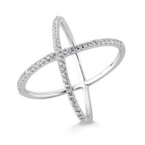 Anel x cravejado zirconia joia de prata luxo exclusivo moverich letras:x