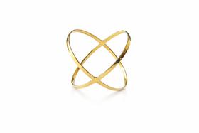 Anel X Ouro 18K - 2.15