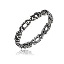 Anel XOXO de Prata 925