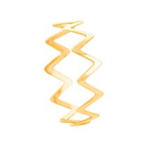 Anel Zig Zag Liso em Ouro 18K - AU14429 Anel Zig Zag Liso em Ouro 18K - AU14429