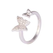 Anel Zircônia Borboleta AN1923