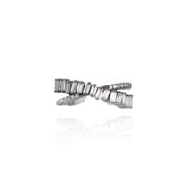 Anel zirconia regulável ródio negro - aro 17 Anel zirconia regulável ródio negro - aro 17