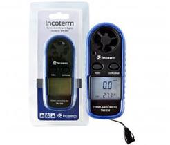 Anemometro com termometro digital tan 050 incoterm.