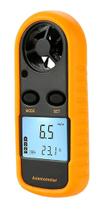 Anemômetro Digital Lcd Portátil Temperatura Velocidade Vento