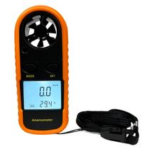 Anemômetro Digital Medidor Velocidade Vento Ar E Termômetro