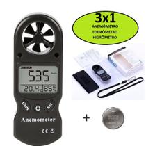 Anemômetro termometro higrometro 3x1 KLX Qualidade e Inovação