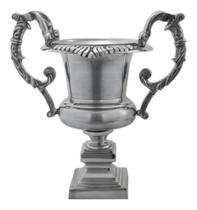 Ânfora Classica Art Noveau Aluminio Prateado Impecavel Luxo Ânfora Classica Art Noveau Aluminio Prateado Impecavel Luxo