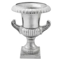 Ânfora Prateado Classica Alças Design Impecavel Luxo