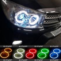 Angel Eyes Rgb P/ Toyota Hilux Sw4 - Muda De Cor C/ Controle