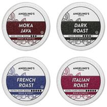 Angelino's Coffee Dark Roast Variety 96 Cápsulas K-Cup Angelino's Coffee Dark Roast Variety 96 Cápsulas K-Cup