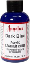 Angelus Tinta acrílica para couro 118 ml azul escuro