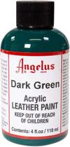 Angelus Tinta acrílica para couro 118 ml verde escuro
