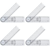 Angle Finder, goniômetro, transferidor, plástico transparente, braço de 18 cm Angle Finder, goniômetro, transferidor, plástico transparente, braço de 18 cm