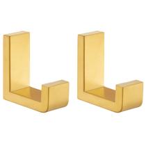 Ângulo de gancho de toalha Simple Brushed Gold 304 em aço inoxidável