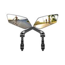 Ângulo Larguíssimo 360 graus Espelho Retrovisor Ajustável Para Bicicleta, Acessórios Para Guidão De