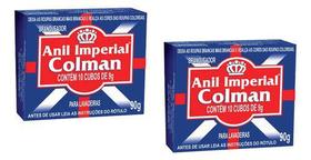 Anil Colman Imperial Caixa Com 10 Cubos 9g Kit C/ 2 Un - Anil coman