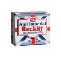 Anil Imperial Branqueador De Roupas Sachê 44g (4 saches de 11g)