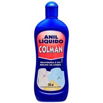 ANIL LIQUIDO COLMAN 200ml BRANQUEIA E DÁ BRILHO AS CORES