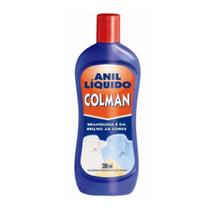 Anil Líquido Colman 200ml Branqueia e da Brilho as Cores - Reckitt