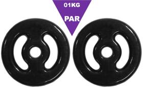 Anilha 01 Kg Emborrachada PAR