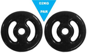 Anilha 02 Kg Emborrachada PAR