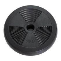 Anilha 3Kg Ciment Para Kit Bonafit Preta Preto Único Anilha 3Kg Ciment Para Kit Bonafit Preta Preto Único