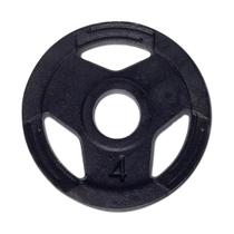Anilha 4kg sport para musculação fitness academia treino de força compatível com barras e equipamentos resistente durável