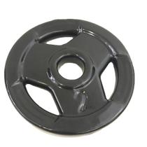 Anilha Ahead Sports Premium Emborrachada 25mm Ferro Fundido 2kg Preta