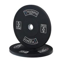 Anilha Bumper Olímpica Cross Borracha Vulcanizada 5 kg