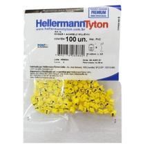 Anilha Cabos 0,5-6mm Hellerman Amarela Número 1 - 100 Peças Anilha Cabos 0,5-6mm Hellerman Amarela Número 1 - 100 Peças