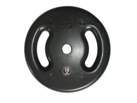 Anilha de Ferro Fundido Injetada Alça Lateral 10,0Kg