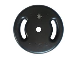 Anilha de Ferro Fundido Injetada Alça Lateral 15,0Kg
