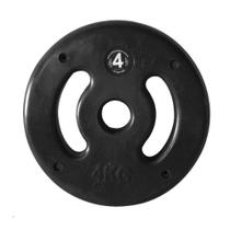 Anilha de Ferro Fundido Injetada Alça Lateral 4,0Kg