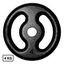 Anilha de Ferro Fundido Pintada 4 Kg Preto Anilha de Ferro Fundido Pintada 4 Kg Preto