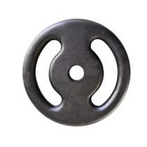 Anilha De Ferro Pintada Peso Academia Treino 5Kg Preta