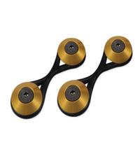 Anilha de Parachoque Trava Decorativo Amarela TDP11 Anilha de Parachoque Trava Decorativo Amarela TDP11