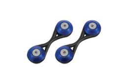 Anilha de Parachoque Trava Decorativo Azul TDP12 Anilha de Parachoque Trava Decorativo Azul TDP12