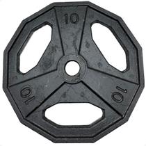 Anilha Dectagonal de Ferro Fundido - 10Kg