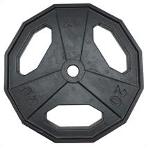 Anilha Dectagonal de Ferro Fundido - 20Kg