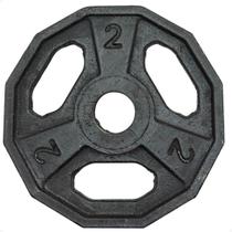 Anilha Dectagonal de Ferro Fundido - 2Kg