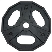 Anilha Dectagonal de Ferro Fundido - 5Kg