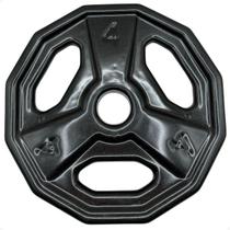 Anilha Dectagonal Emborrachada - 4Kg
