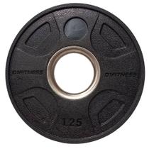 Anilha Elite Emborrachada 4 Grips 1,25kg Anilha Elite Emborrachada 4 Grips 1,25kg