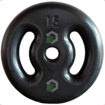Anilha Emborrachada 15 Kg - Preta Anilha Emborrachada 15 Kg - Preta