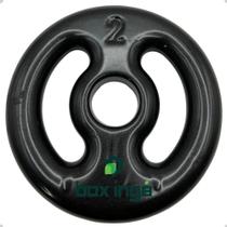 Anilha Emborrachada 2 Kg - Preta Anilha Emborrachada 2 Kg - Preta