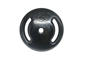 Anilha Emborrachada 20KGs Vazada Para Academia Musculação Anilha Emborrachada 20KGs Vazada Para Academia Musculação