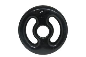 Anilha Emborrachada 2KGs Vazada Para Academia Musculação