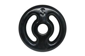 Anilha Emborrachada 3KGs Vazada Para Academia Musculação