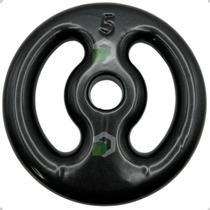 Anilha Emborrachada 5 Kg - Preta Anilha Emborrachada 5 Kg - Preta