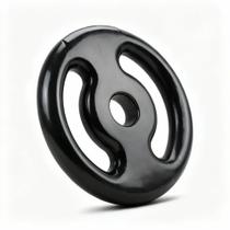 Anilha Emborrachada Preta 25kg Consport Revestida Para Musculação Academia e Treinos Funcionais